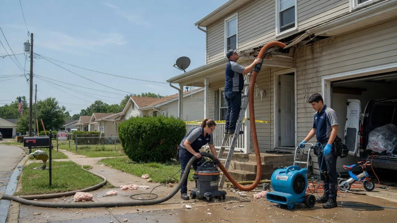 Water Damage Restoration in Grapeville, PA near me